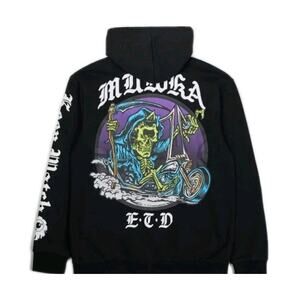Mishka NYC - Death Adders Biker Zip Up Hoodie - Black XL EUC